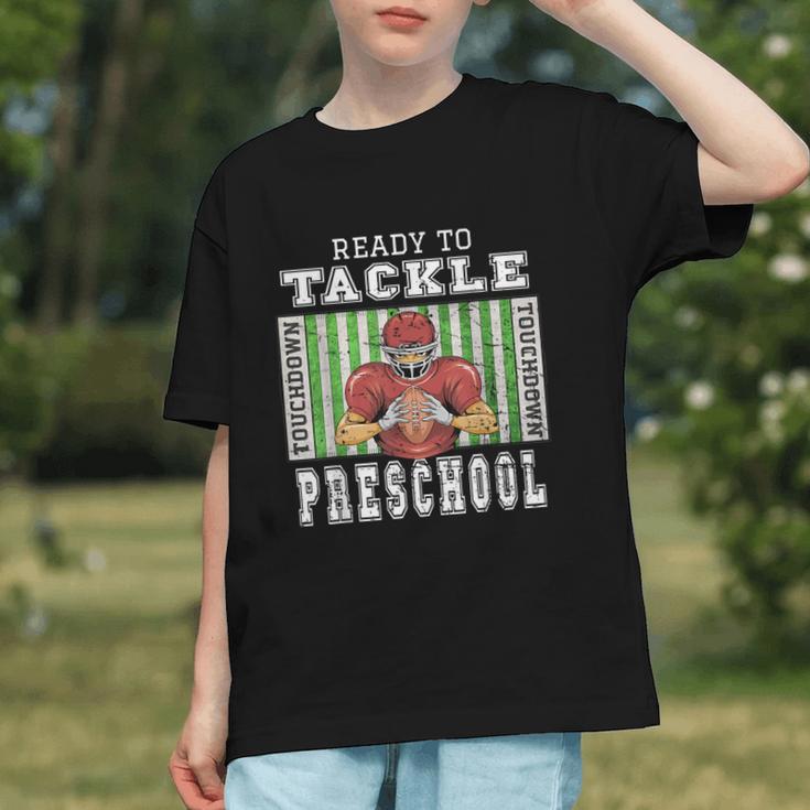 Tackle Preschool! Football Back to School Youth T-shirt