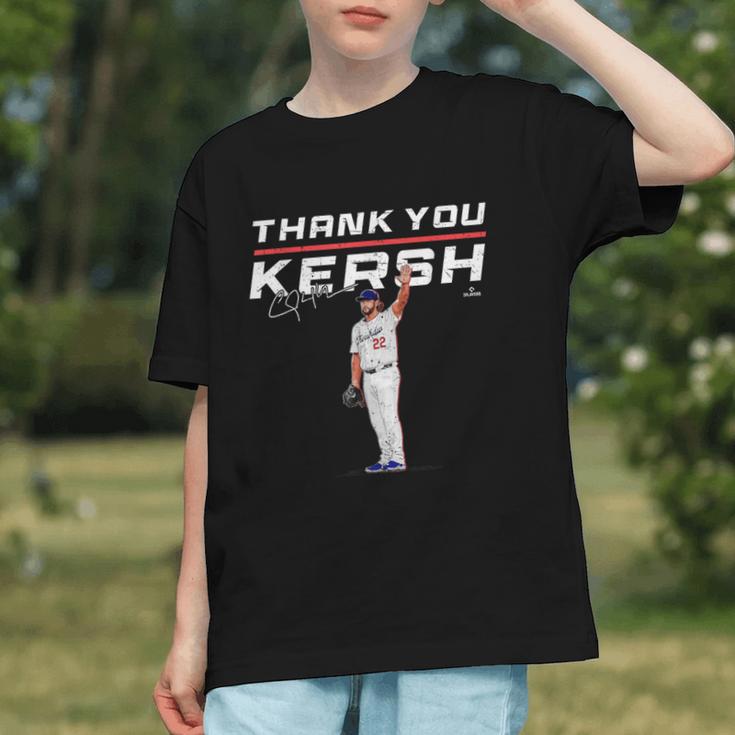 Thank You Kersh Clayton Kershaw Los Angeles Baseball MLBPA Graphic Youth