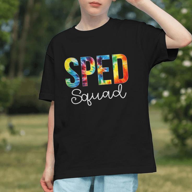 Tie Dye Sped Squad: Vibrant Back to School Youth T-Shirt Tie Dye Sped Squad: Vibrant Back to School Youth T-Shirt