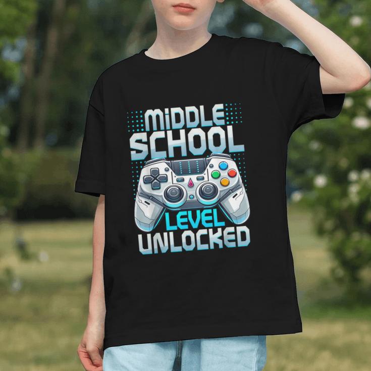 Unlock Middle School! Gamer First Day Back to School Youth T-Shirt