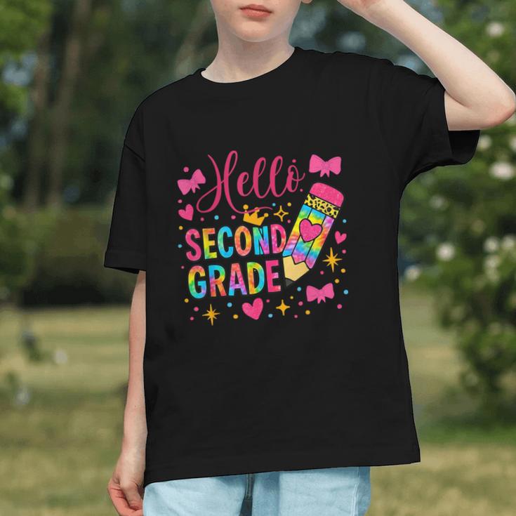 Vibrant Tie Dye Hello 2nd Grade Back to School Youth T-shirt Vibrant Tie Dye Hello 2nd Grade Back to School Youth T-shirt
