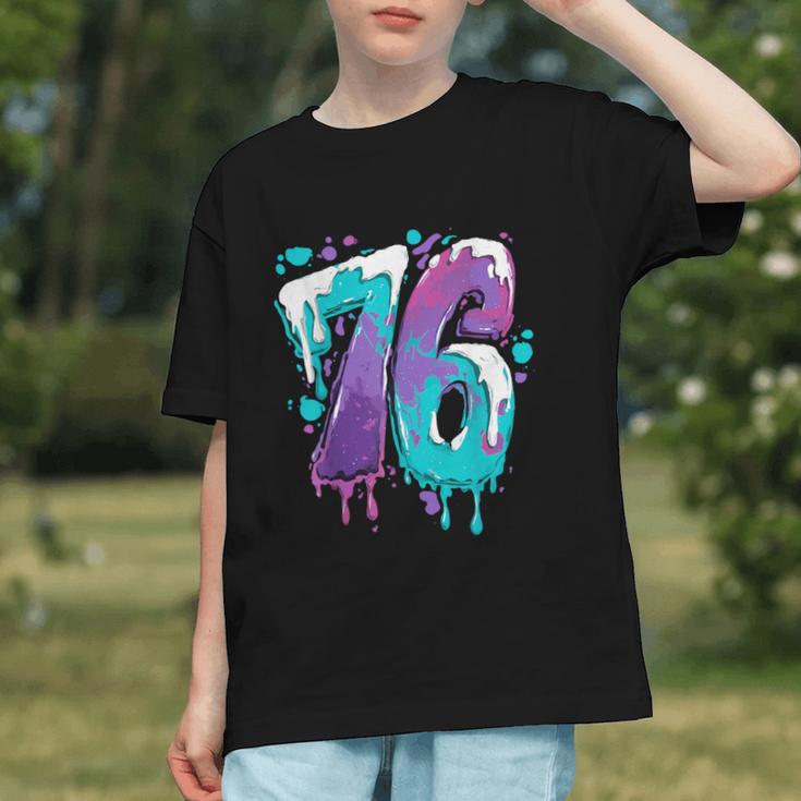Vintage Baseball 76 Number Graphic Youth Vintage Baseball 76 Number Graphic Youth