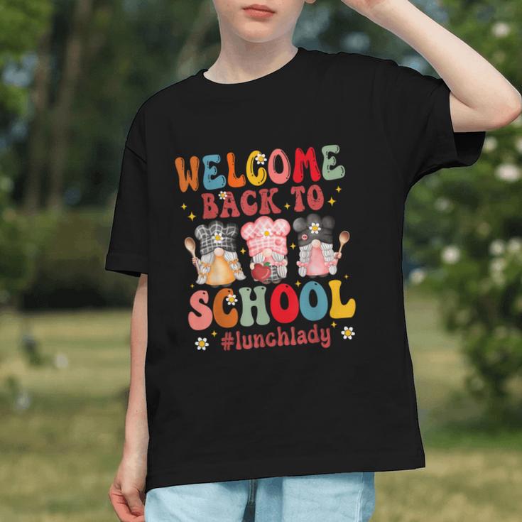 Welcome Back To School Cafeteria Worker Lunch Lady Graphic Youth