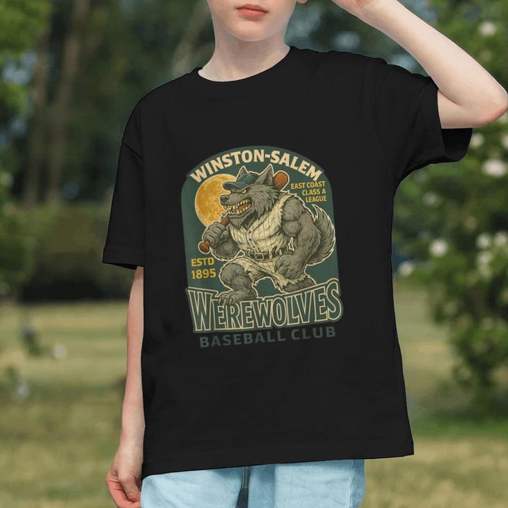 Winston-Salem Werewolves Minor League Baseball Club Graphic Youth Winston-Salem Werewolves Minor League Baseball Club Graphic Youth