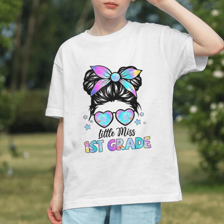 1st Grade Vibes Messy Bun Back to School Youth T-shirt 1st Grade Vibes Messy Bun Back to School Youth T-shirt