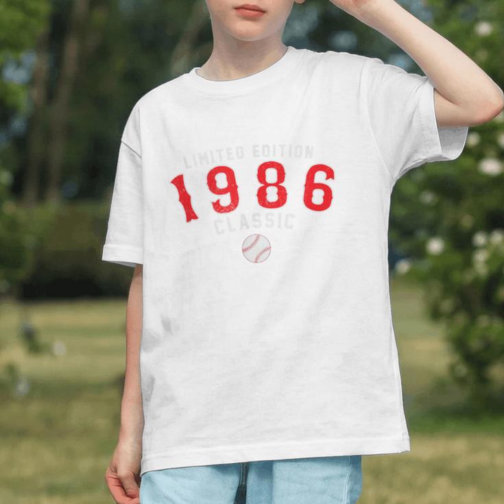 40 Year Old 1986 Classic Baseball 40th Birthday Graphic Youth 40 Year Old 1986 Classic Baseball 40th Birthday Graphic Youth