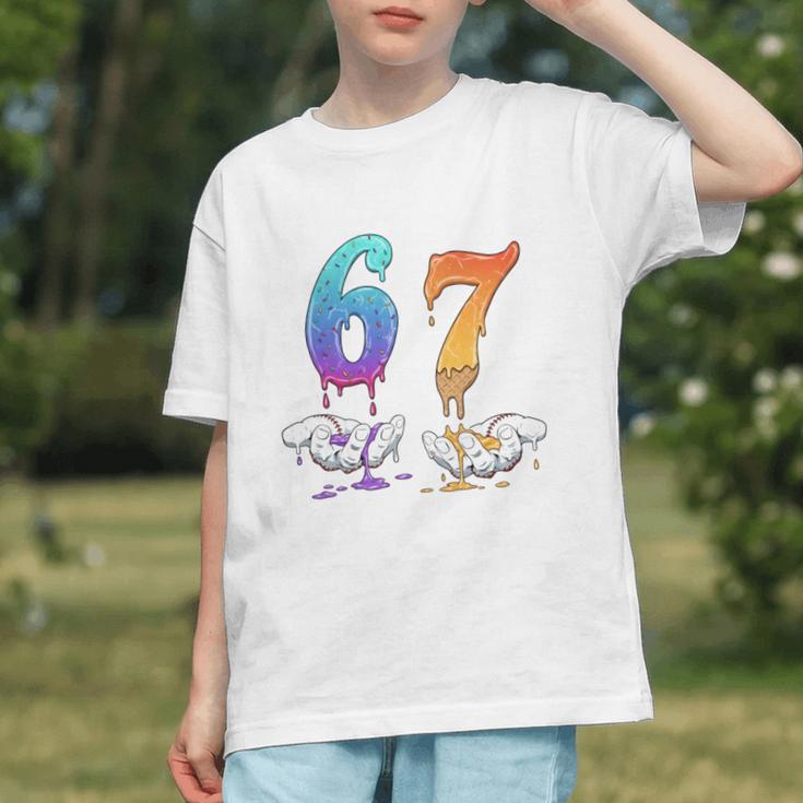67 Meme Baseball Kids Girls Humor Number 6 7 Graphic Youth 67 Meme Baseball Kids Girls Humor Number 6 7 Graphic Youth