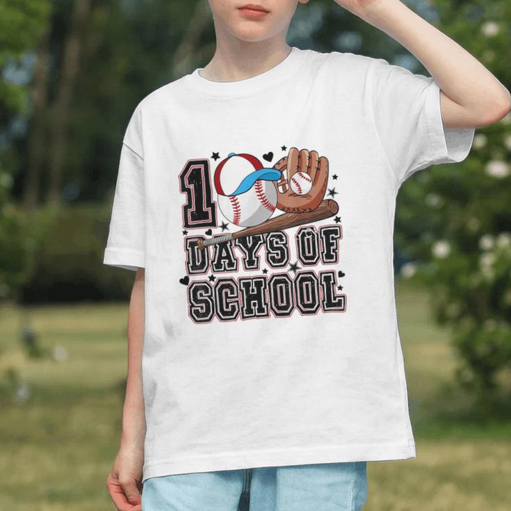 Baseball 100 Days Of School Happy 100th Day Teachers Kids Graphic Youth Baseball 100 Days Of School Happy 100th Day Teachers Kids Graphic Youth