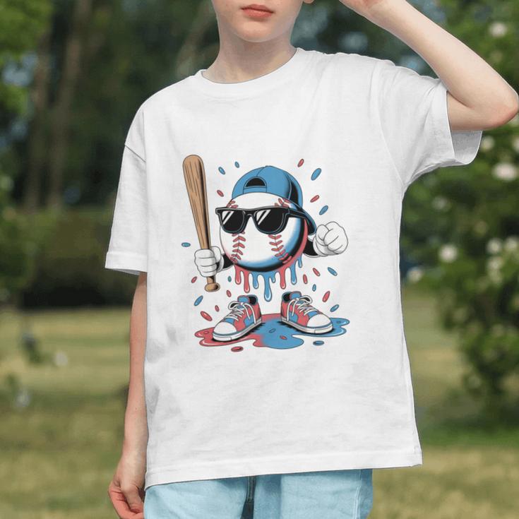 Baseball Lifestyle Apparel Youth Baseball Ice Cream Drip Graphic Youth Baseball Lifestyle Apparel Youth Baseball Ice Cream Drip Graphic Youth