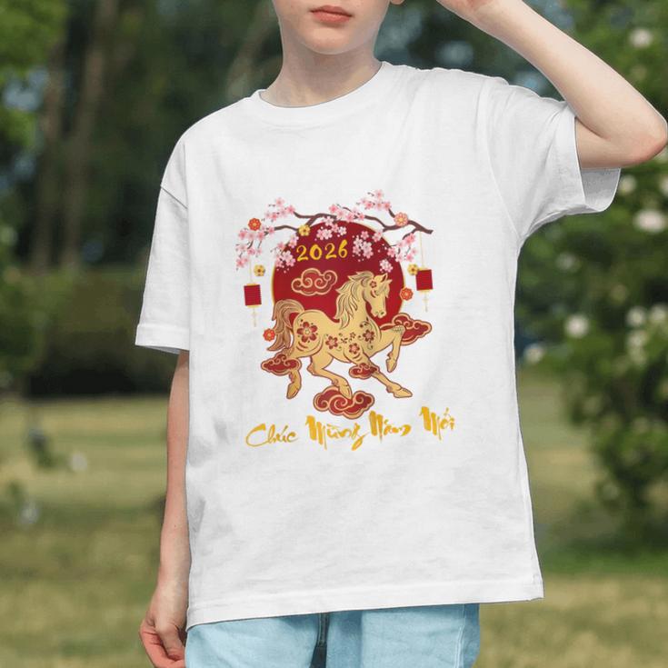 Chuc Mung NAM Moi 2026 Vietnamese Lunar New Year Of Horse Raglan Baseball Tee Graphic Youth Chuc Mung NAM Moi 2026 Vietnamese Lunar New Year Of Horse Raglan Baseball Tee Graphic Youth