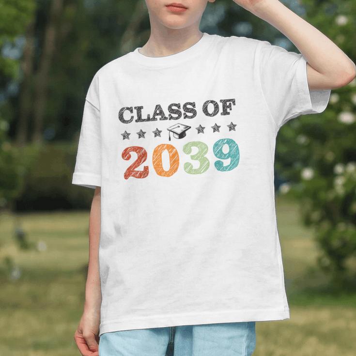 Class Of 2039 Grow With Me Back To School Graduation Graphic Youth