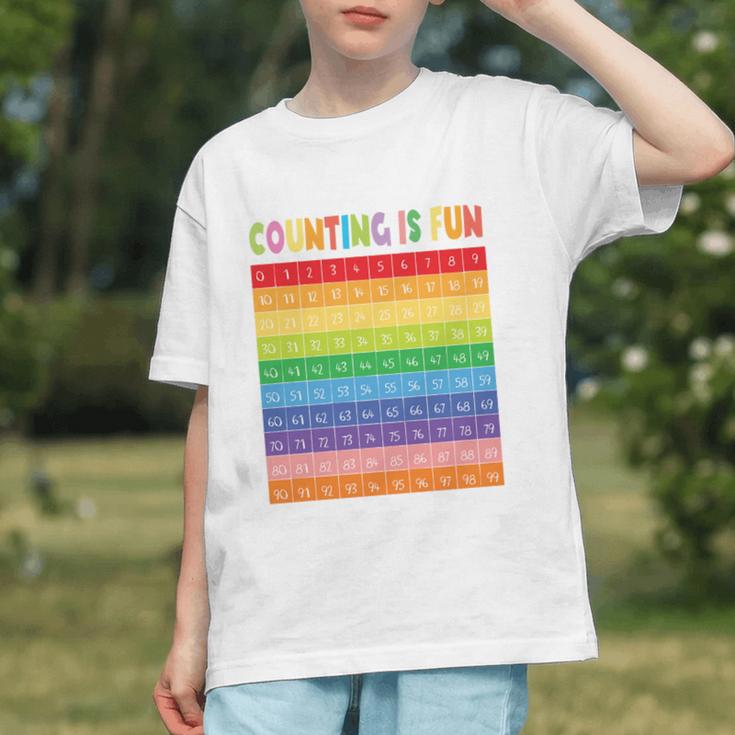 Count to 100 with Joy! Back to School Counting Youth T-Shirt Count to 100 with Joy! Back to School Counting Youth T-Shirt