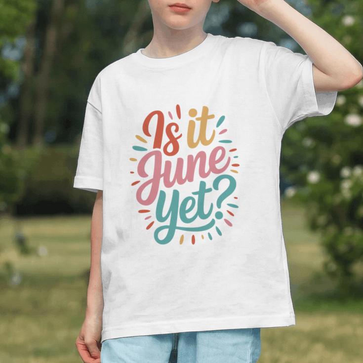 Counting Down to June! Groovy Back to School Youth T-Shirt