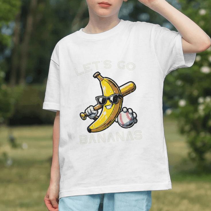 Lets Go Bananas Baseball Retro Sports Boys Kids Men Youth Premium Tri-Blend Graphic Youth Lets Go Bananas Baseball Retro Sports Boys Kids Men Youth Premium Tri-Blend Graphic Youth