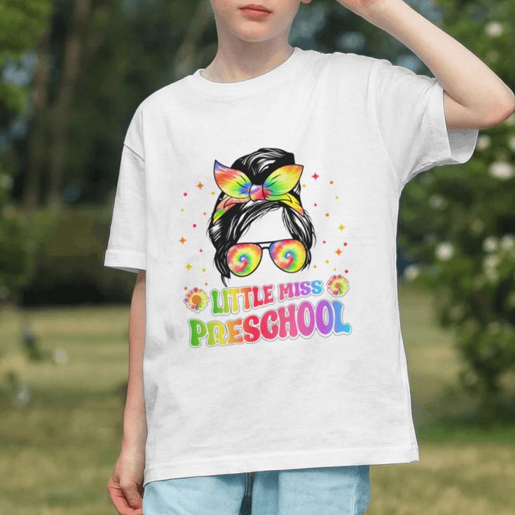 Groovy Little Miss Preschool Back to School Youth T-Shirt Groovy Little Miss Preschool Back to School Youth T-Shirt