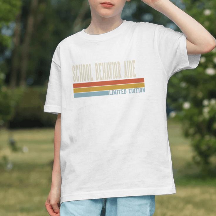 Groovy School Behavior Aide Back to School Youth T-Shirt