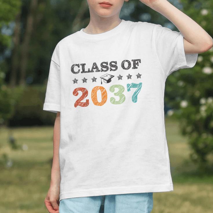 Grow with Me to Class of 2037 Back to School Youth T-shirt Grow with Me to Class of 2037 Back to School Youth T-shirt