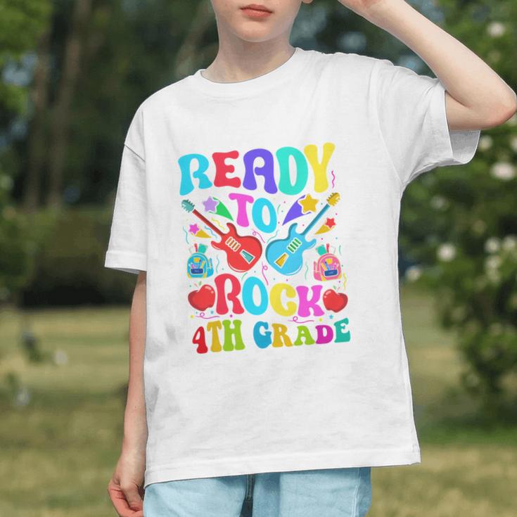 Im Ready To Rock 4th Grade Back To School 4th Grade Guitar Performance Graphic Youth