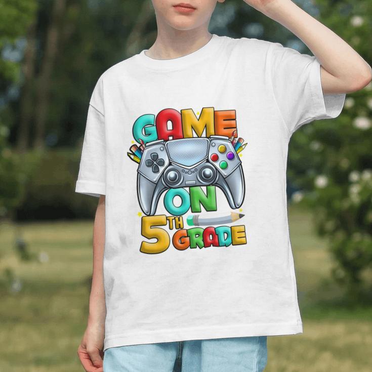 Level Up to 5th Grade! Gamer Back to School Youth T-Shirt Level Up to 5th Grade! Gamer Back to School Youth T-Shirt