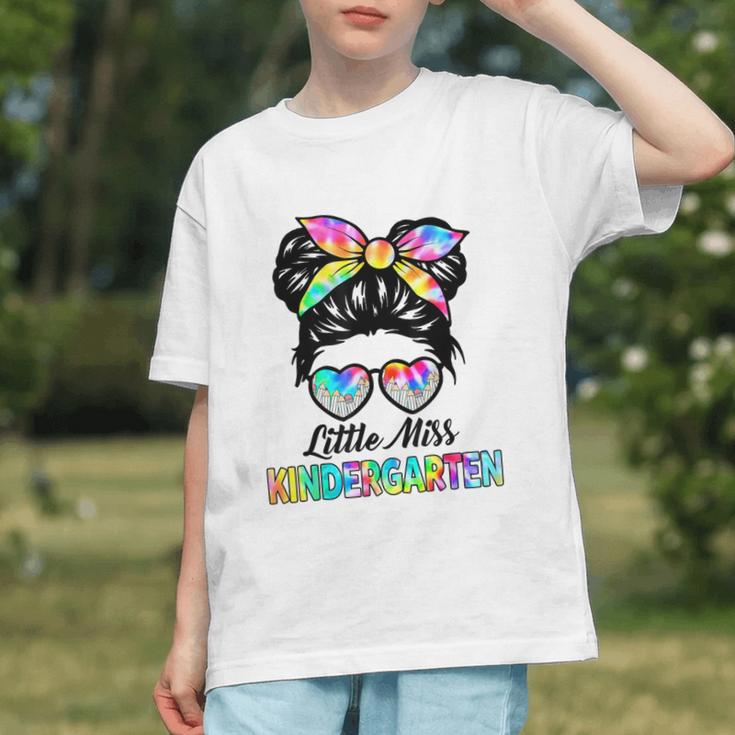 Little Miss KINDERGARTEN First Day Back To School Girls Kids Graphic Youth