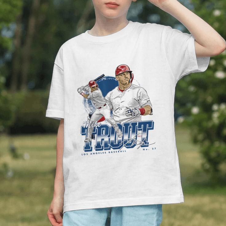Mike Trout Los Angeles A MLB Baseball Players MLBMTR302N Graphic Youth Mike Trout Los Angeles A MLB Baseball Players MLBMTR302N Graphic Youth