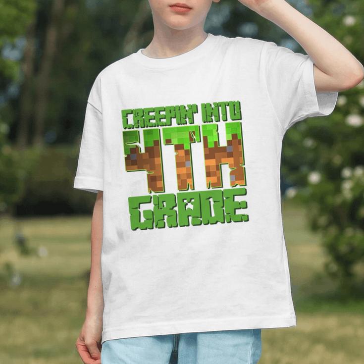 Pixel Gamer Vibes for 4th Grade Back to School Youth T-Shirt