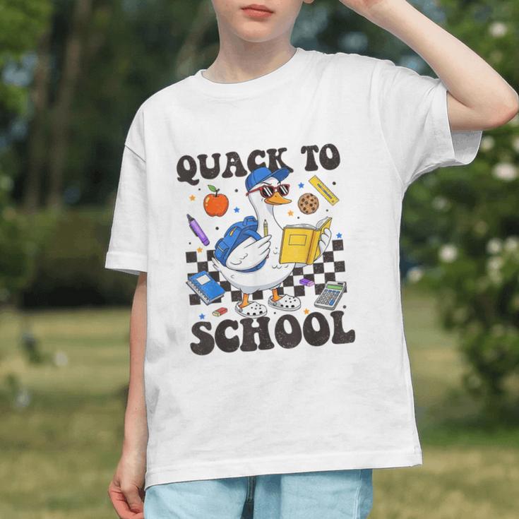 Quack Your Way Back to School! Goose Youth T-shirt