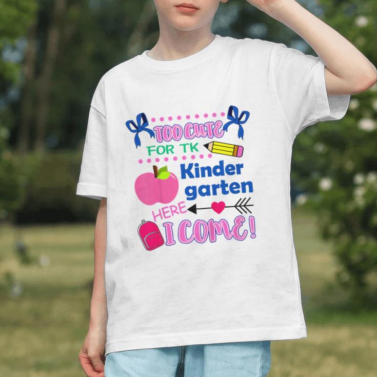 Ready for Kindergarten! Back to School Girls Youth T-shirt