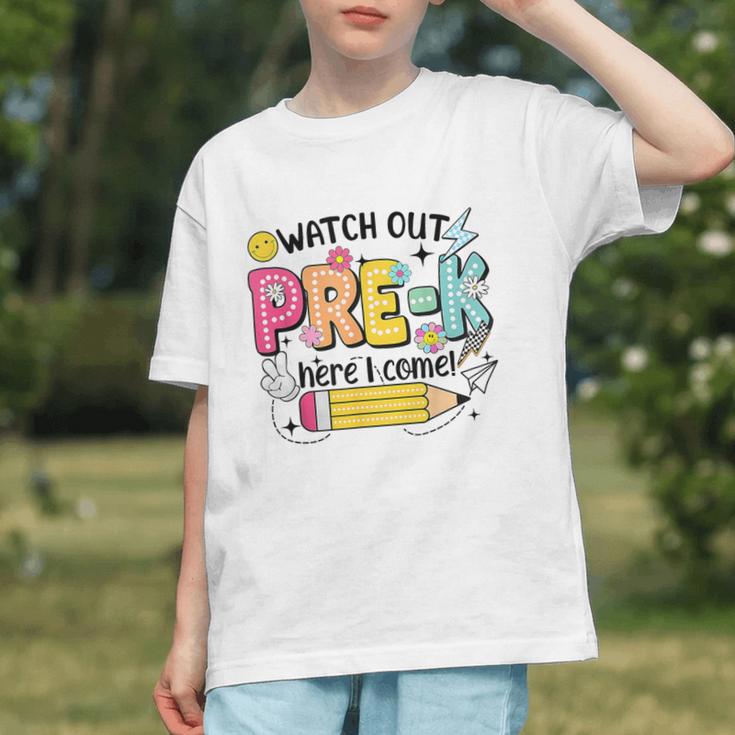 Ready for Pre-K! Watch Out Back to School Youth T-shirt