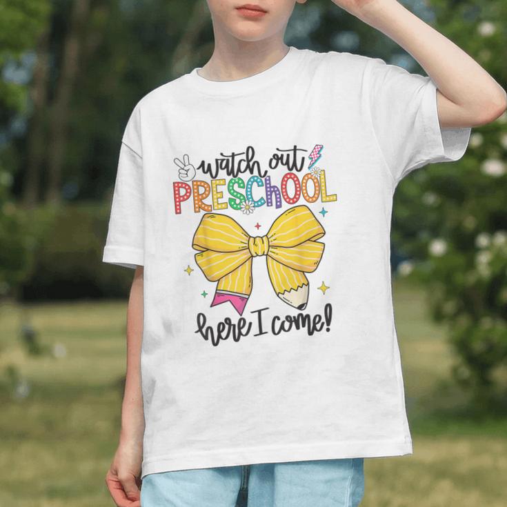 Ready or Not, Pre-K Here I Come Back to School Youth T-Shirt Ready or Not, Pre-K Here I Come Back to School Youth T-Shirt