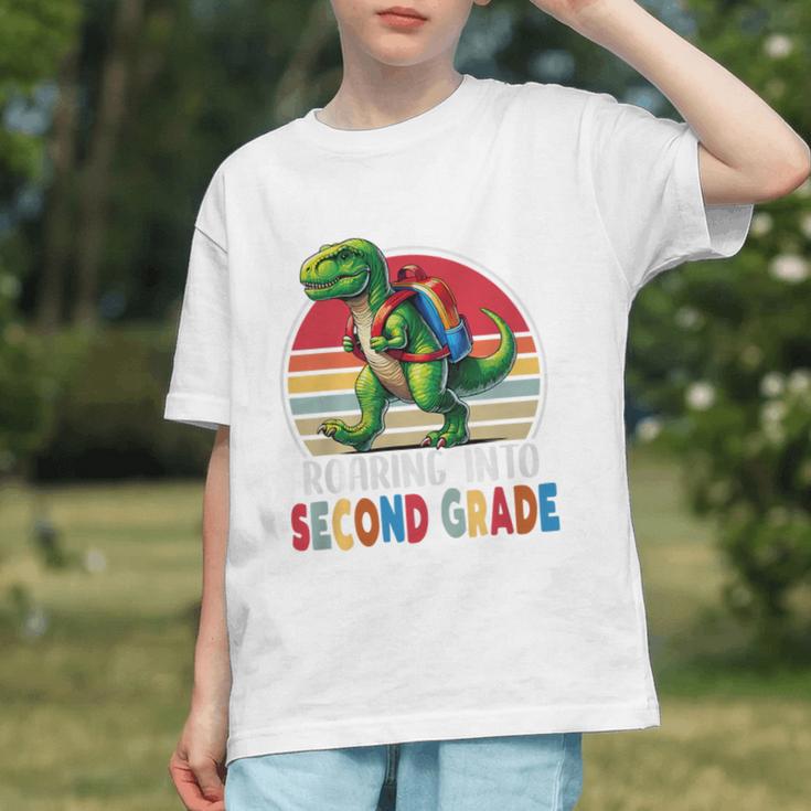 Roar into 2nd Grade! T-Rex Back to School Youth T-shirt Roar into 2nd Grade! T-Rex Back to School Youth T-shirt