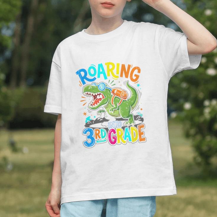 Roaring Dino-Mite 3rd Grade Back to School Youth T-shirt Roaring Dino-Mite 3rd Grade Back to School Youth T-shirt