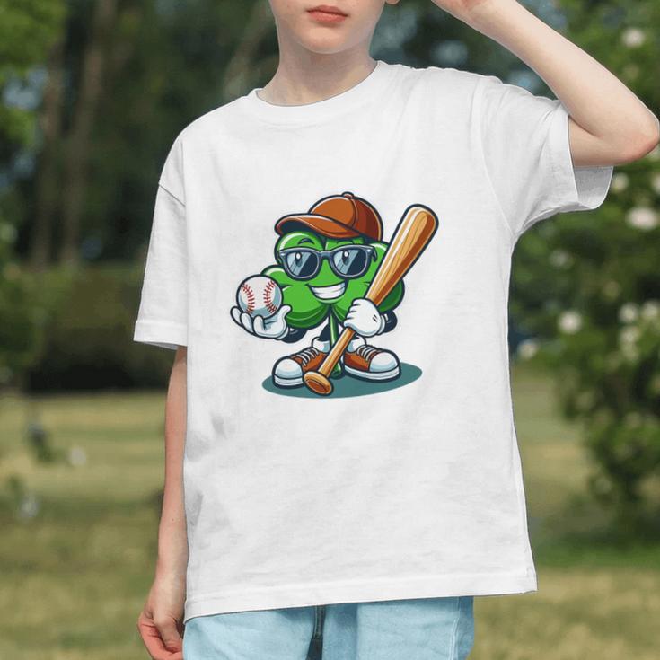 Shamrock Baseball St Patrick's Day Kids Boys Toddlers Premium Tri-Blend Graphic Youth Shamrock Baseball St Patrick's Day Kids Boys Toddlers Premium Tri-Blend Graphic Youth