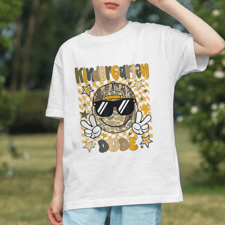 Smiling in Camo! Kindergarten Back to School Youth T-shirt Smiling in Camo! Kindergarten Back to School Youth T-shirt