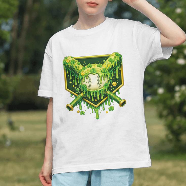 St Patrick's Day Baseball Boys Ice Cream Drip Youth Kids Premium Tri-Blend Graphic Youth St Patrick's Day Baseball Boys Ice Cream Drip Youth Kids Premium Tri-Blend Graphic Youth