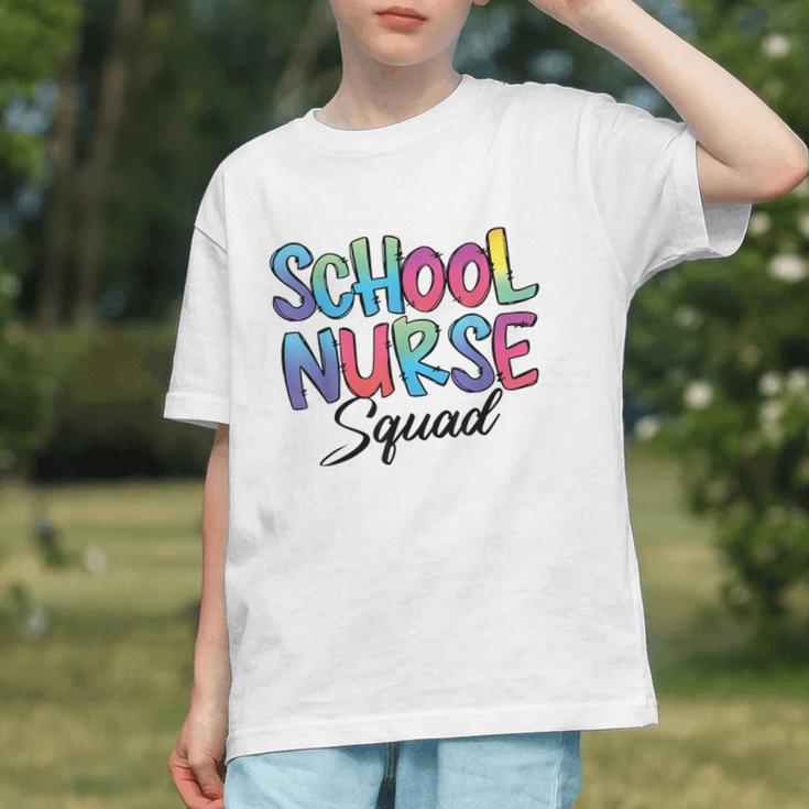 Tie Dye Vibes for the School Nurse Squad Youth T-shirt Tie Dye Vibes for the School Nurse Squad Youth T-shirt