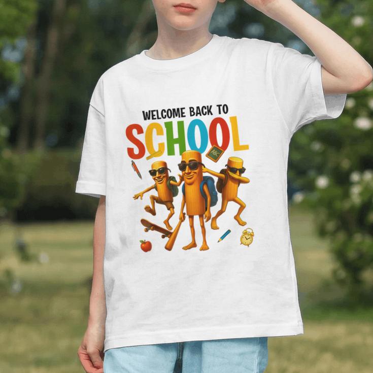 Viral Gen Alpha Brainrot Meme Back to School Youth T-Shirt