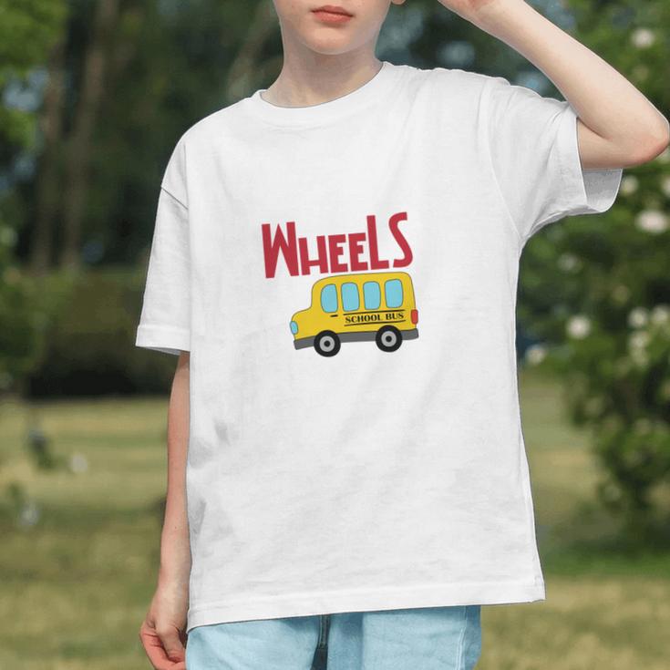 Wheels On The Bus Kids Back To School Graphic Youth Wheels On The Bus Kids Back To School Graphic Youth