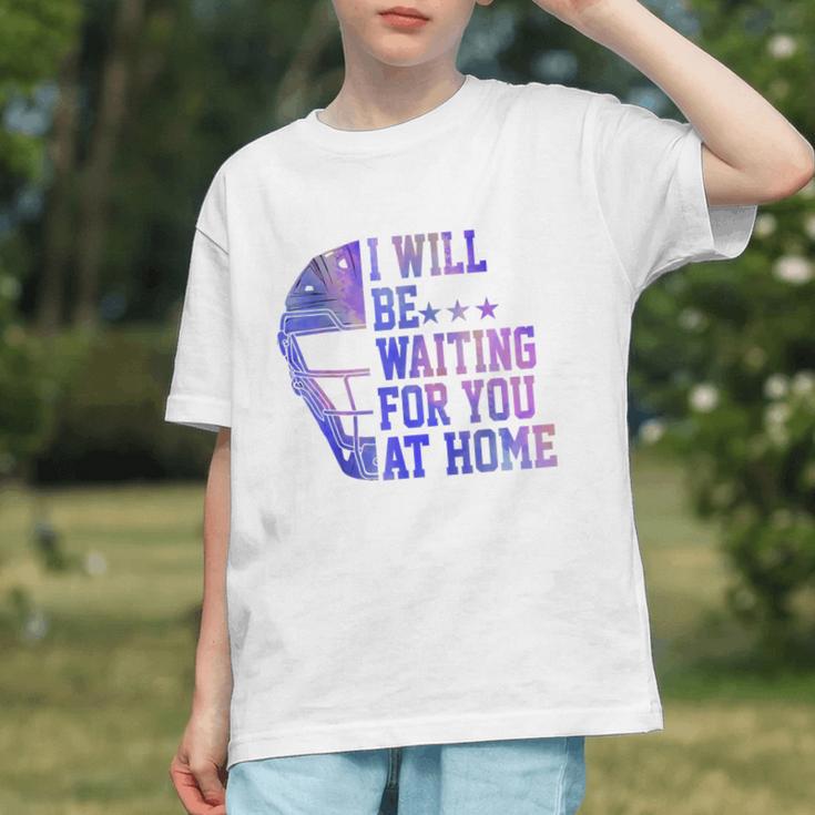 I Will Be Waiting For You At Home Baseball Softball Catcher Graphic Youth