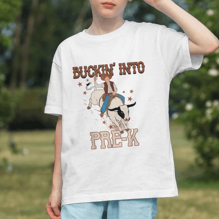 Yeehaw Pre-K! Cowboy Back to School Youth T-Shirt Yeehaw Pre-K! Cowboy Back to School Youth T-Shirt