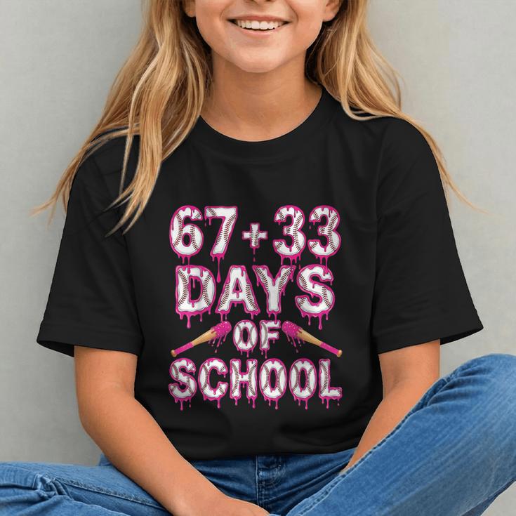 100 Days Of School Baseball Boys Six Seven Drip 100th Day Graphic Youth