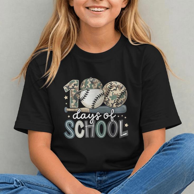 100 Days Of School Baseball Camo Camo Cap Boy School Graphic Youth 100 Days Of School Baseball Camo Camo Cap Boy School Graphic Youth