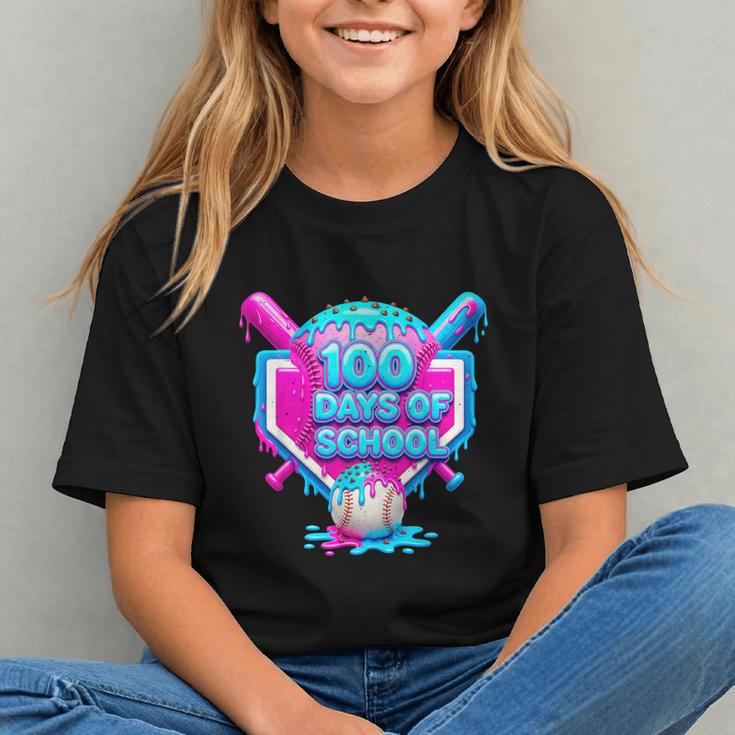 100 Days Of School Baseball Drip 100 Days For Boys And Kids Graphic Youth 100 Days Of School Baseball Drip 100 Days For Boys And Kids Graphic Youth
