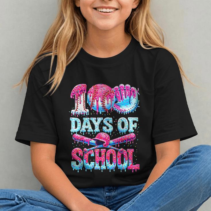 100 Days Of School Baseball Ice Cream Drip For Boys Kid Graphic Youth 100 Days Of School Baseball Ice Cream Drip For Boys Kid Graphic Youth