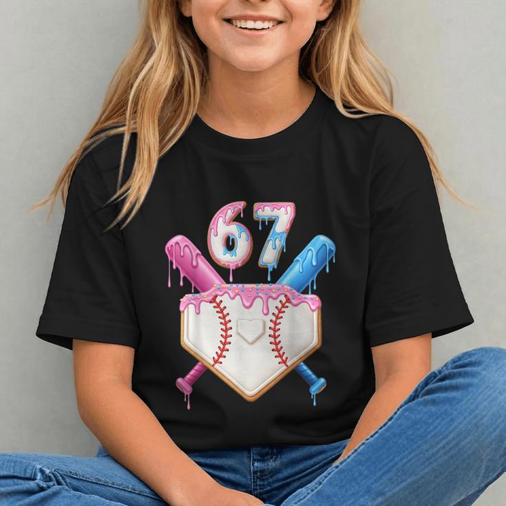6 7 Baseball Dripping Six Seven Gen Alpha Slang Graphic Youth
