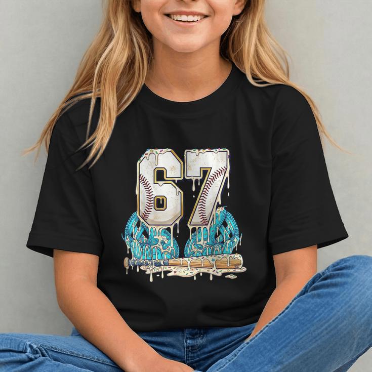67 Baseball Drip Boys Youth Kids 6-7 Ice Cream Dripping 6 7 Graphic Youth 67 Baseball Drip Boys Youth Kids 6-7 Ice Cream Dripping 6 7 Graphic Youth
