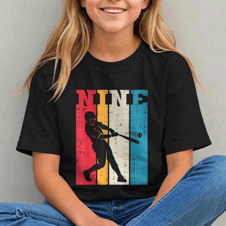 9th Birthday Nine Baseball Batter 9 Year Old Bday Boys Kids Graphic Youth 9th Birthday Nine Baseball Batter 9 Year Old Bday Boys Kids Graphic Youth