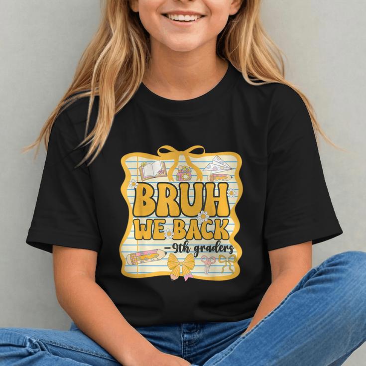 9th Grade Vibes with Pretty Bow Back to School Youth T-Shirt 9th Grade Vibes with Pretty Bow Back to School Youth T-Shirt