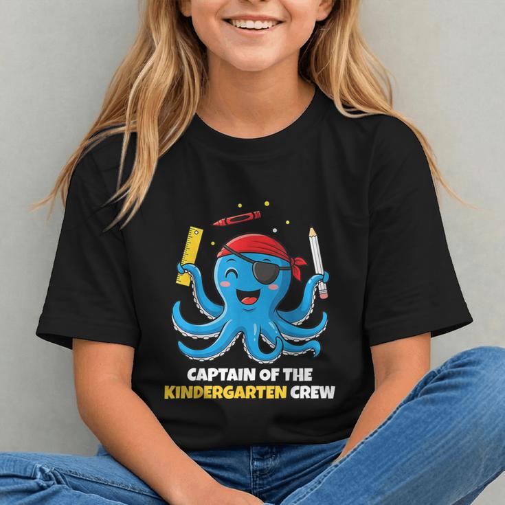 Ahoy Kindergarten! Pirate Octopus Back to School Youth T-Shirt