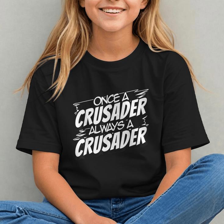 Always A Crusader Back To School Spirit Graphic Youth Always A Crusader Back To School Spirit Graphic Youth